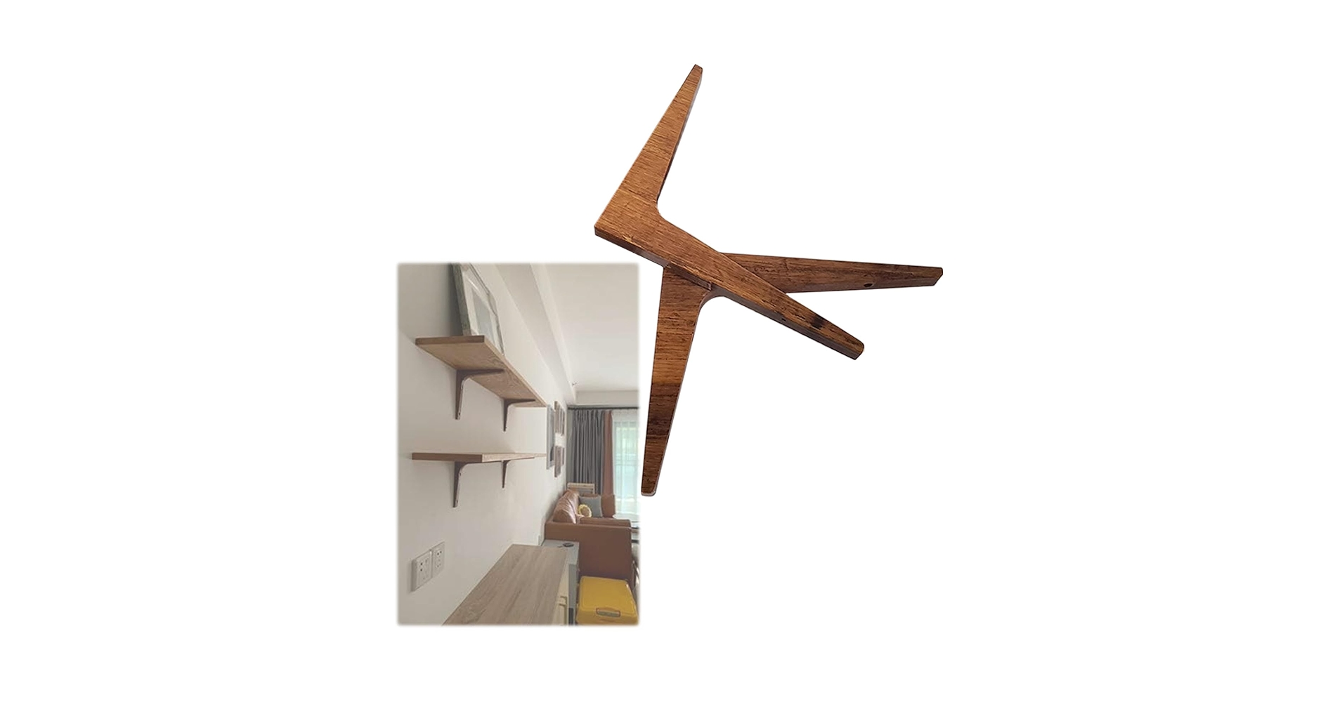 木製棚受け Amazon.co.jp: 木製 棚受け L字型 2個 棚受け 無垢材の棚支え